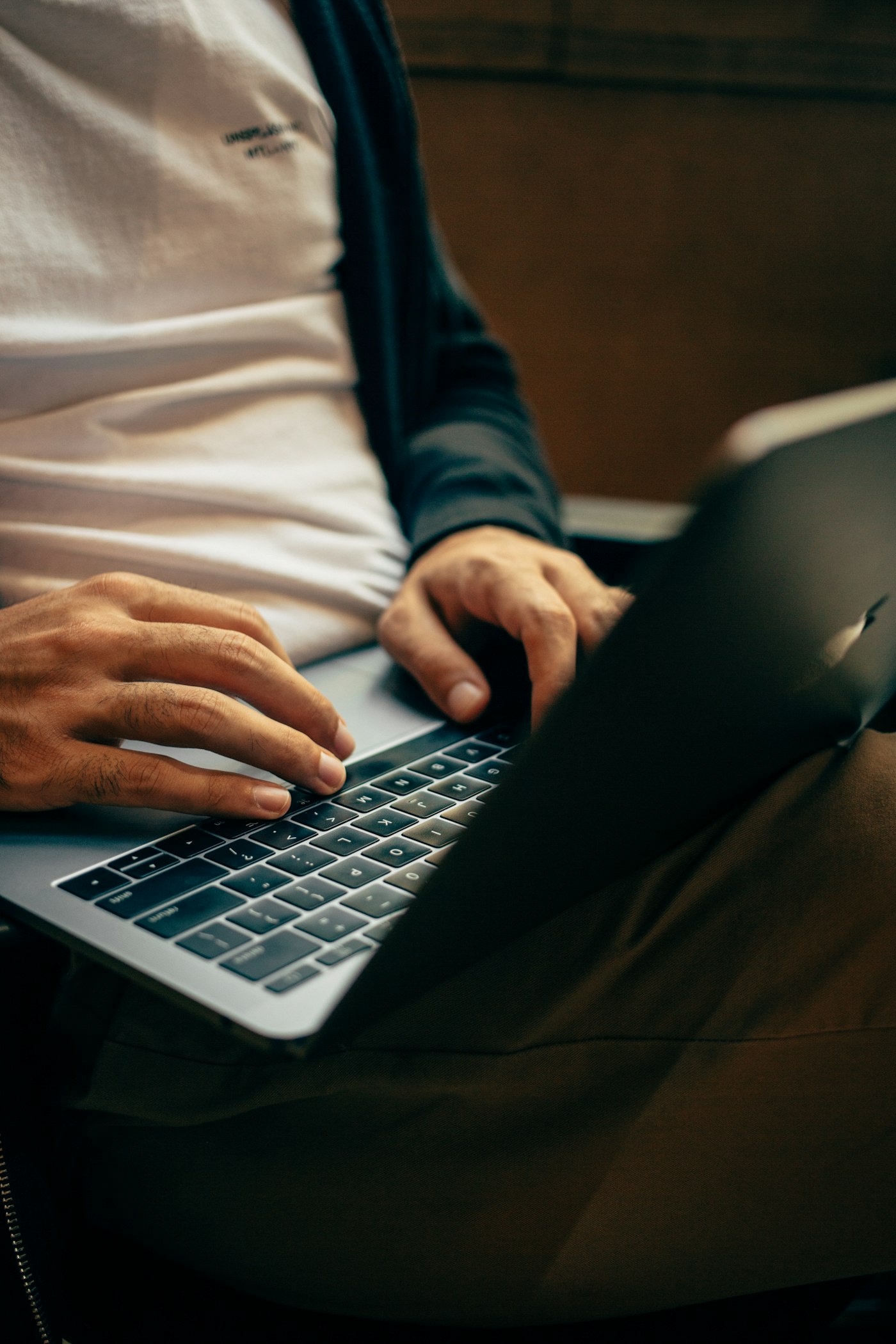 A professional focused on their work while the repetitive tasks are handled in the background.